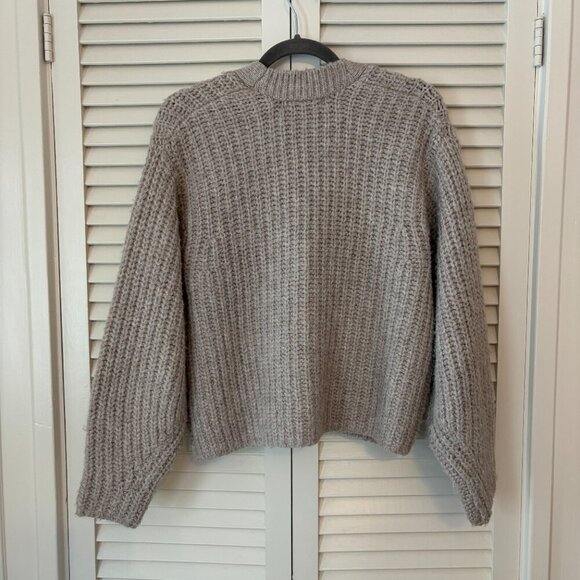 Banana Republic Factory women's Textured Pocket Cardigan sweater small grey - Picture 7 of 9